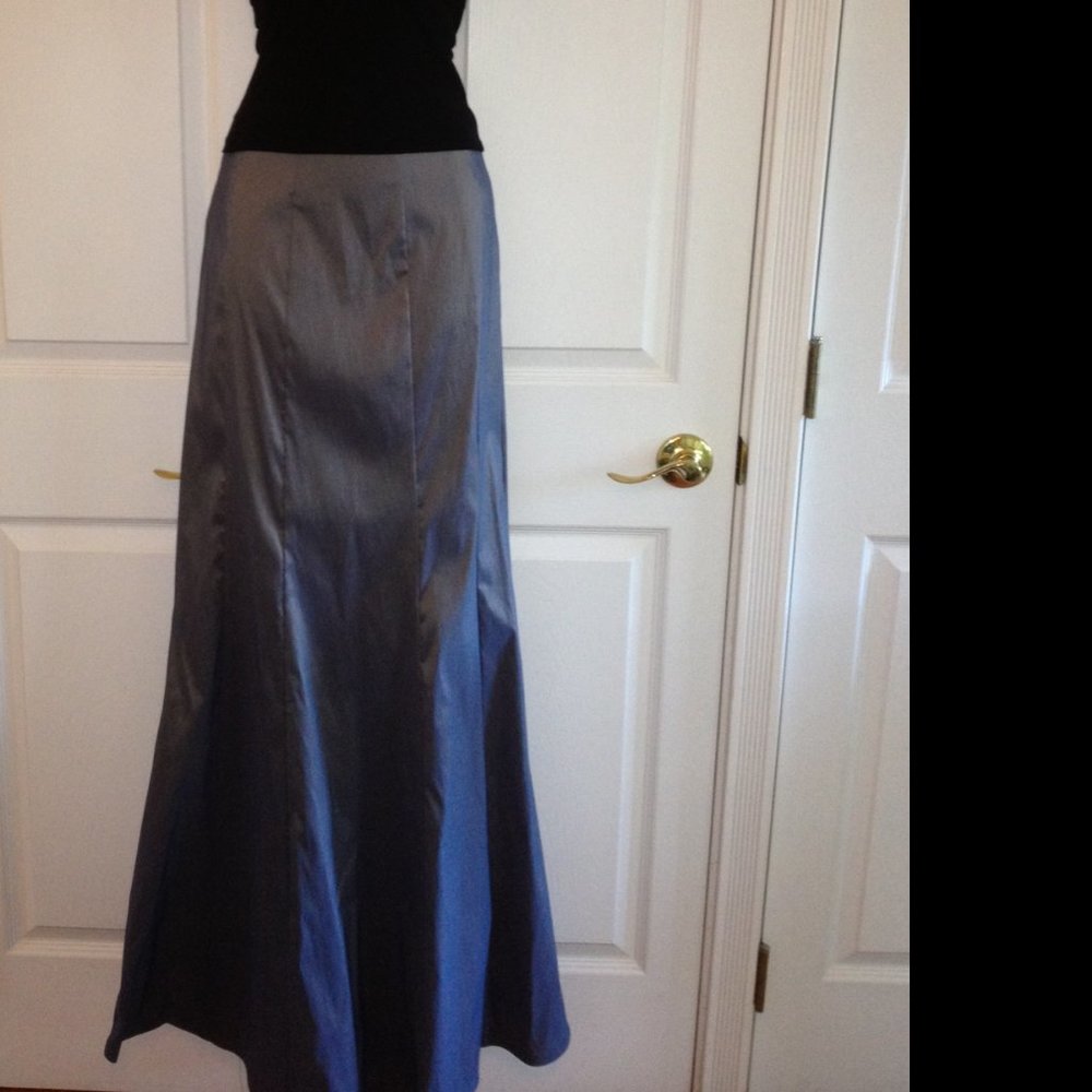 Bloomingdale's Tadashi Blue Formal Maxi Skirt 4
